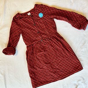 Girls Buffalo Plaid Size 7/7a (little girl)
